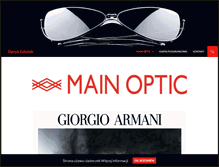 Tablet Screenshot of mainoptic.pl